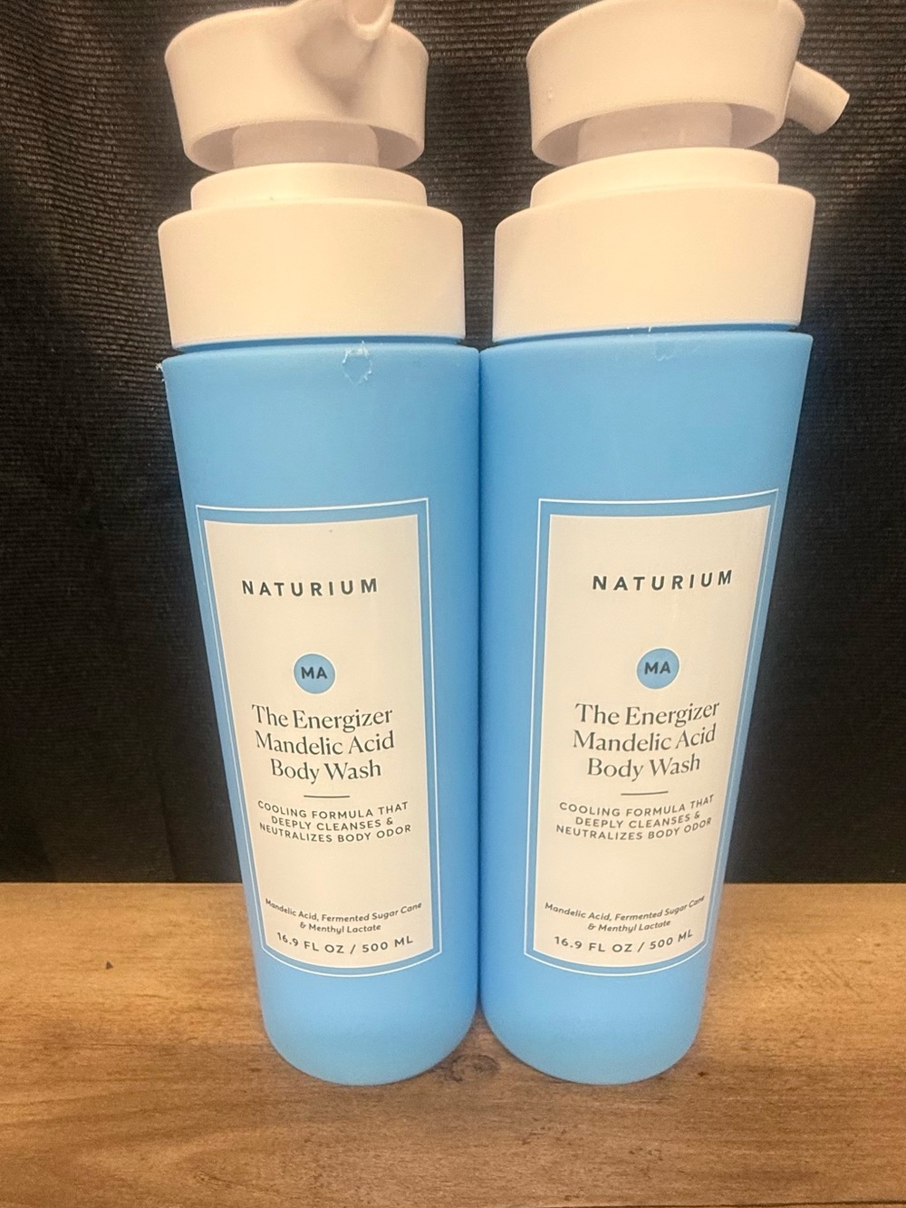 LOT OF 2 ~ Naturium The Energizer Mandelic Acid Body Wash (16.9 oz each)